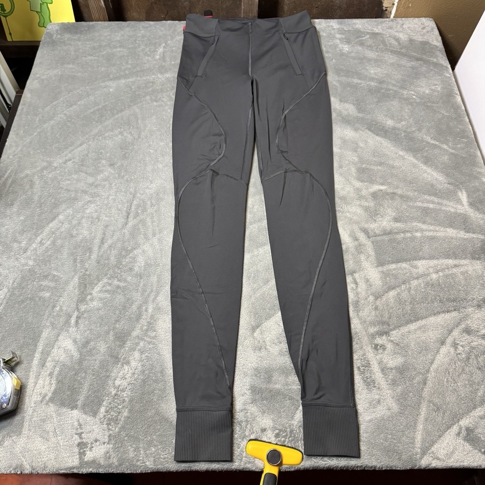 Lululemon Equestrian Zipper Pocket Leggings Womens Size 8 in‎ Gray
